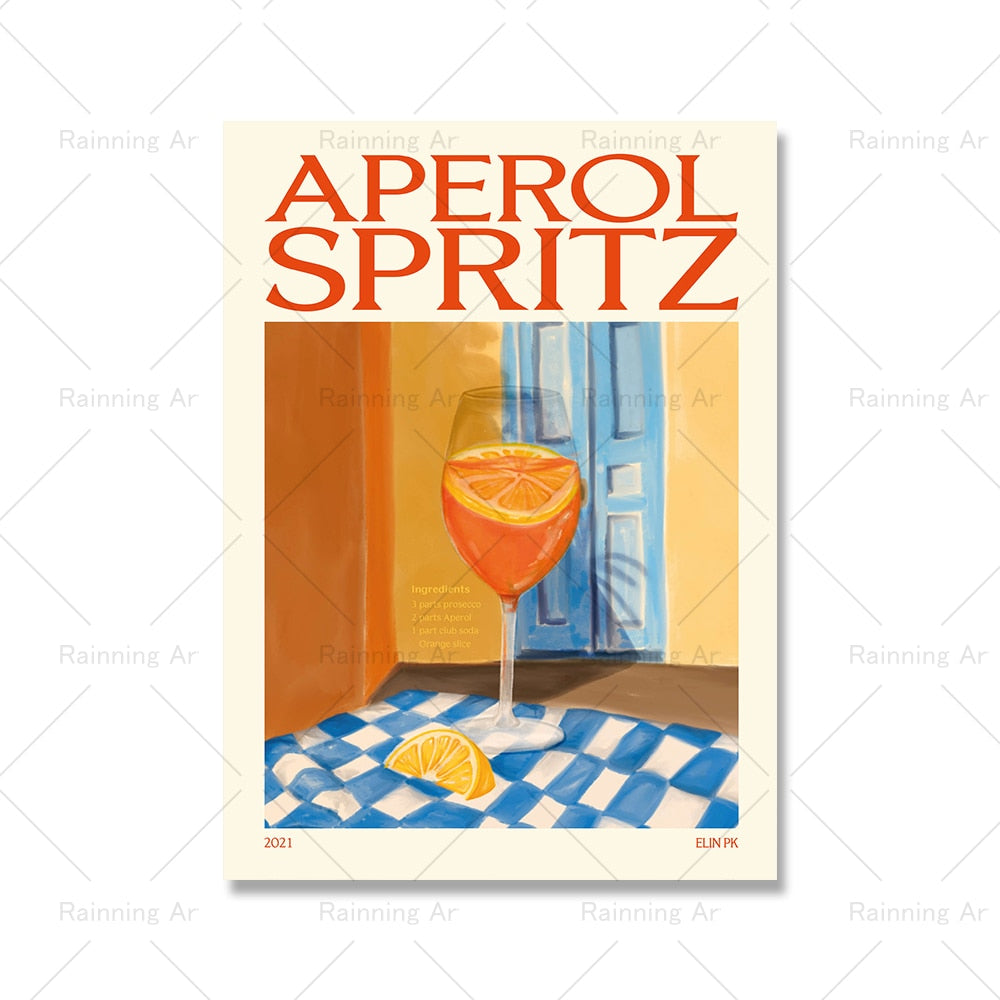 Vintage Drink Prints